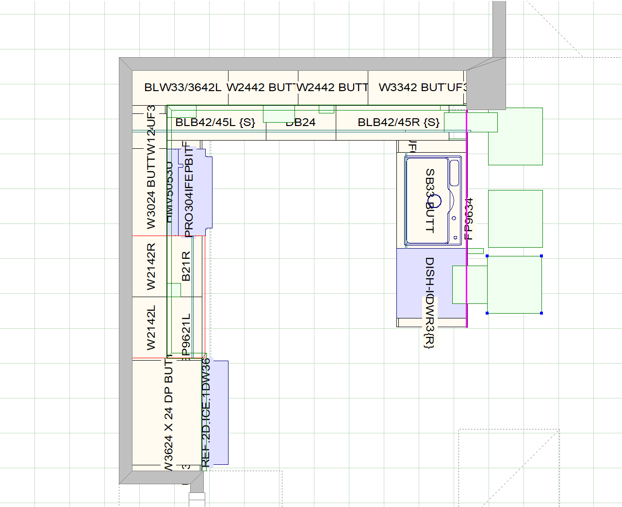 Kitchen — Floor Plan Layout